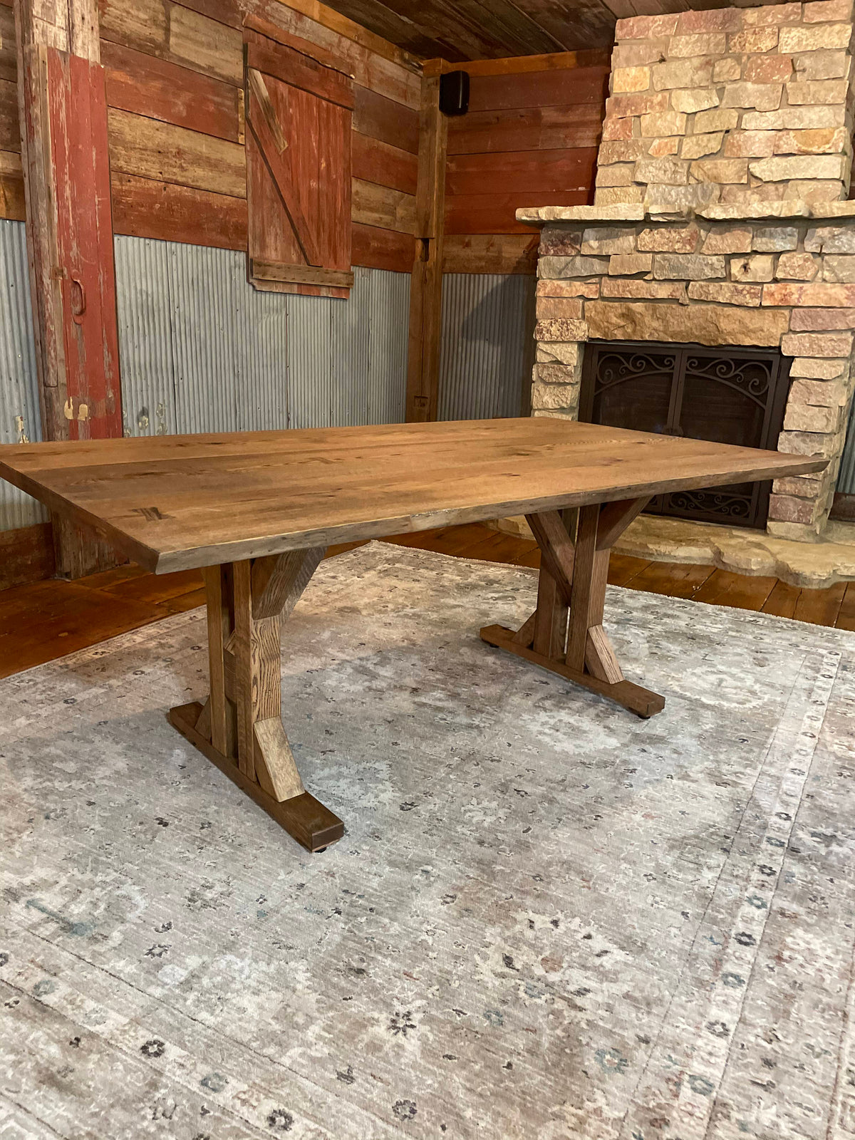 Live Edge, Oak Slab Table